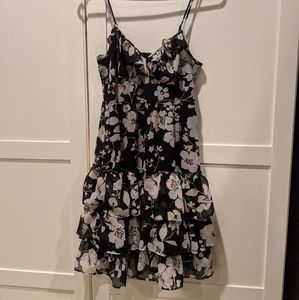 Floral Flounce Dress